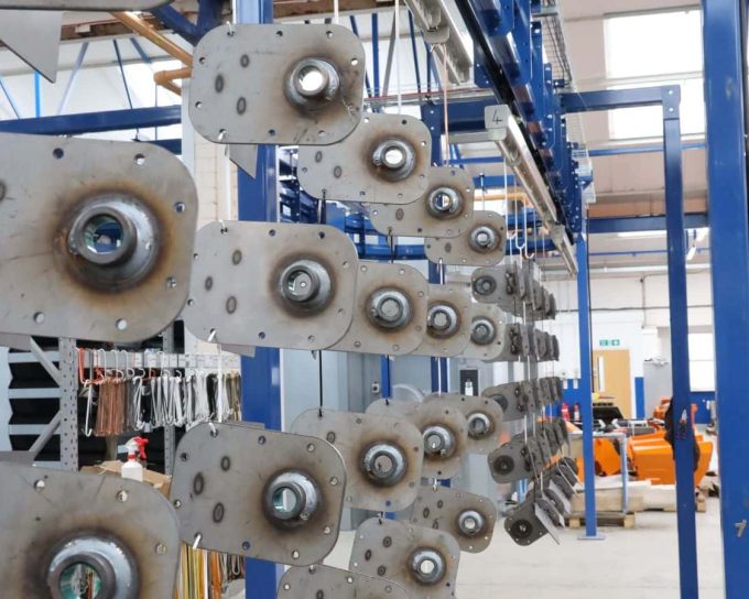 Powder Coating of Components