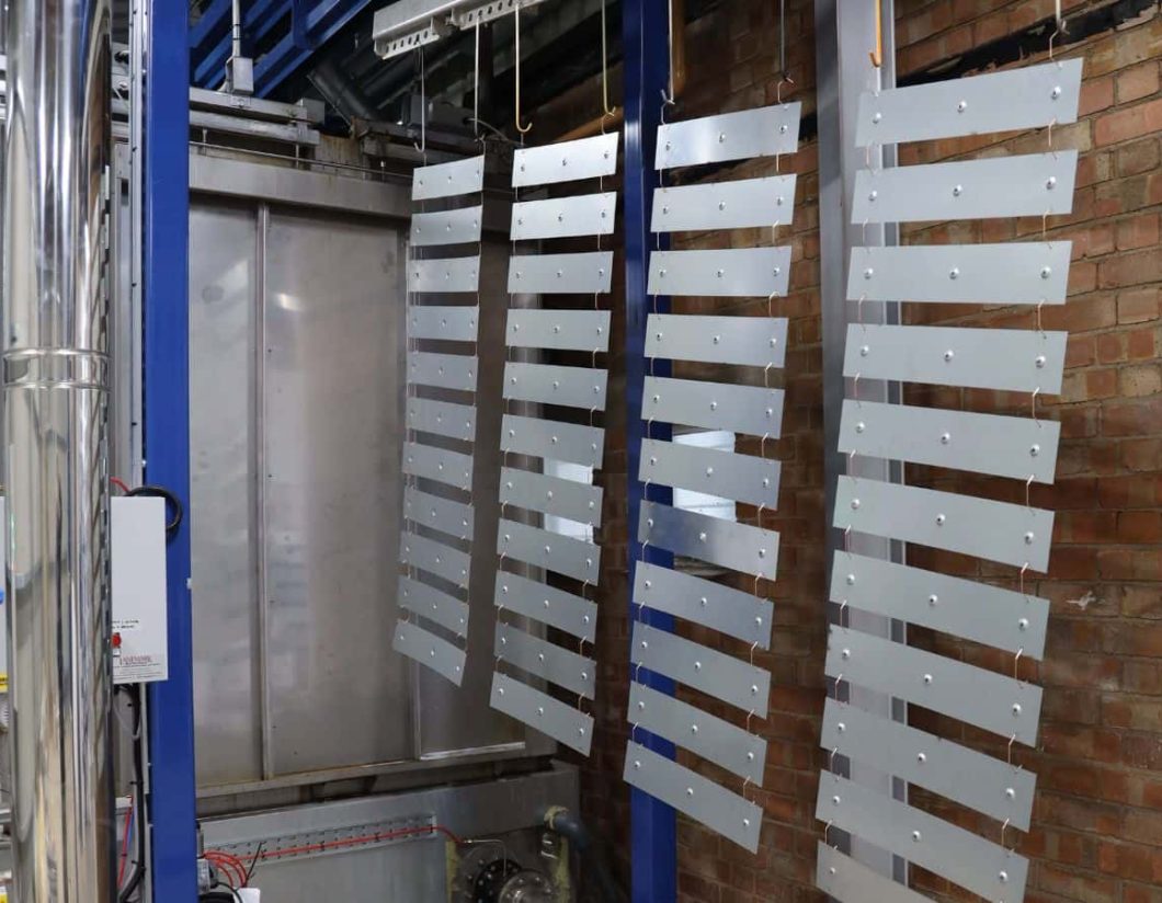 Powder Coating of Panels
