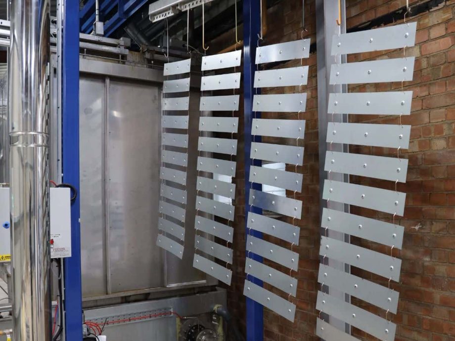 Powder Coating of Panels